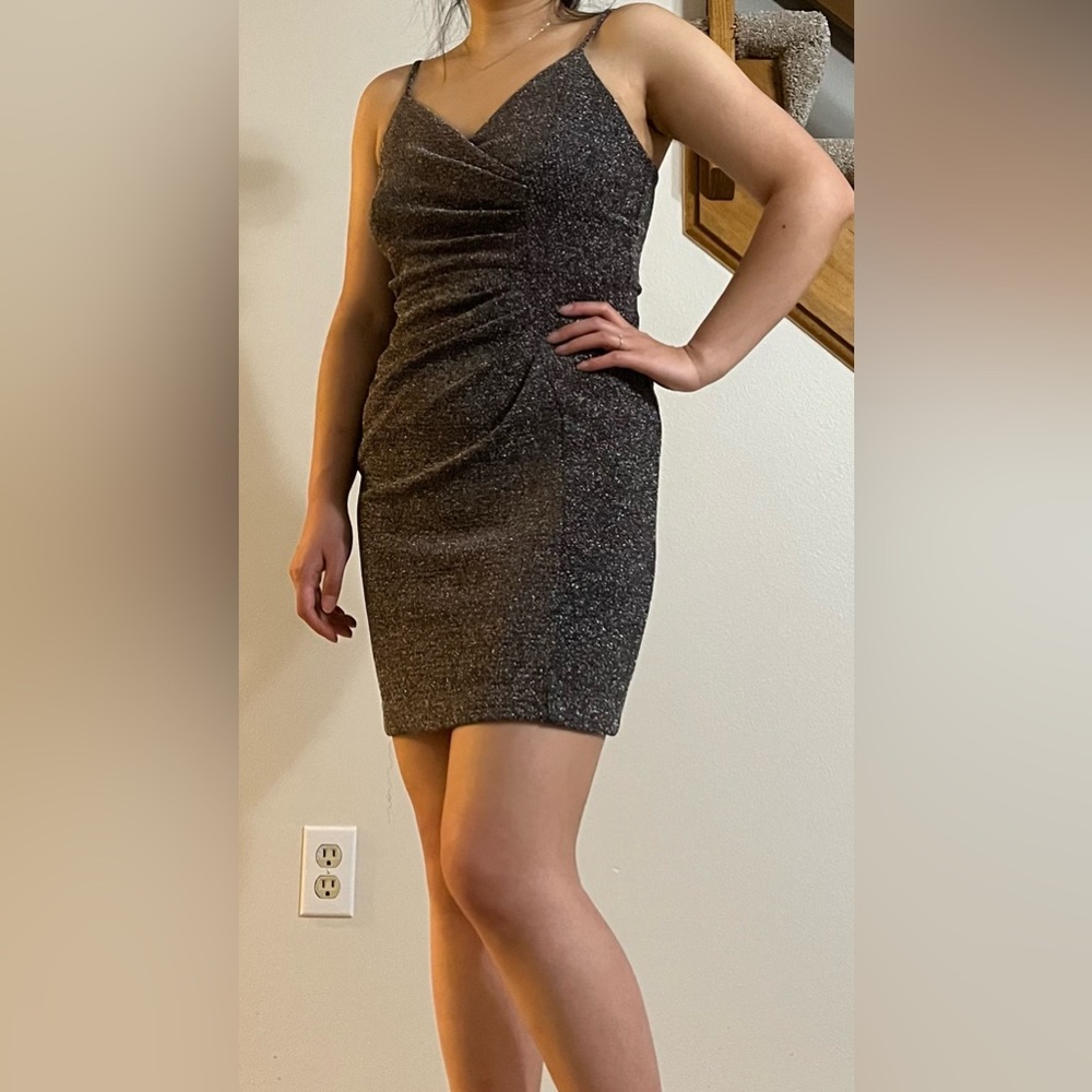 Express Shining Short Dress